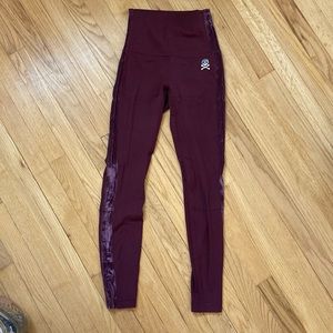 Lululemon SoulCycle Align Leggings w/ Velvet Stripes